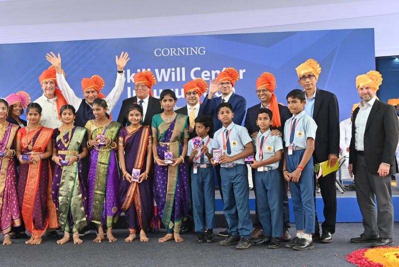 Corning Inaugurates Maharashtra’s First 3D-Printed School in Pune